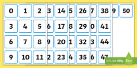 number templates 1 to 10 number cards teaching resource
