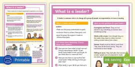 Learning from Leaders Lesson Plan - Grade 4 - History