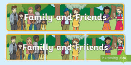 Family and Friends Flashcards (Teacher-Made)