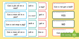 PHASE 4 YES/NO QUESTIONS READING PHONICS- Year 1 KS1 