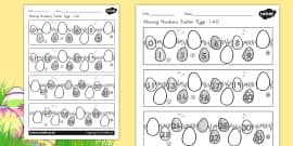 FREE! - Easter Egg Symmetry Sheets (teacher made)