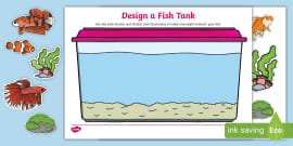 Fish Tank Cut-Out (teacher made) - Twinkl