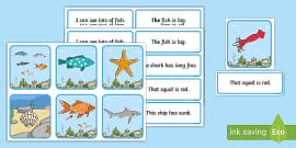 Under the Sea Word Mat - Writing Aid - Primary Resources