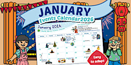 January Simile Poem Template - Twinkl Templates