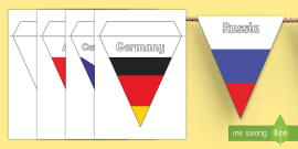 Euro 2016 Country Flag Bunting (teacher made)