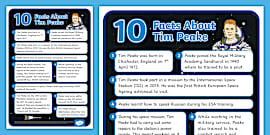 Tim Peake KS1 Fact File (teacher made) - Twinkl