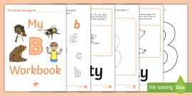 Letter B Worksheet And Activity Pack - Alphabet