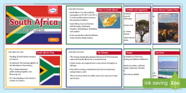 KS2 South Africa Fact File - Geography (teacher made)