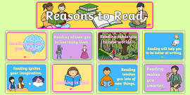 inspirational reading corner quotes display posters school