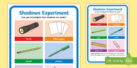 light and shadow experiments ks2