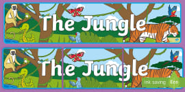 FREE! - Jungle And Rainforest Word Mat | Ages 3–7 | Twinkl Resources