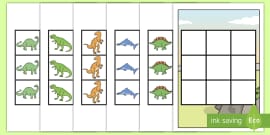 Tablas numéricas: Los dinosaurios - Los dinosaurios, proyecto