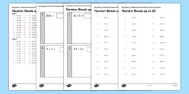 Number Bonds To 20 Bingo (teacher Made)