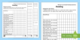 Guided Reading Levels Wiki - Reading Level Chart KS1 KS2