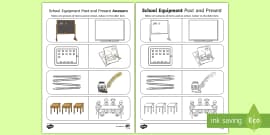 Past and Present Sorting Activity (professor feito) - Twinkl