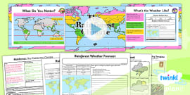 Geography: Rainforests: Layers of the Rainforest Year 3 Lesson Pack 3