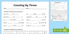 skip counting by 2s skip counting worksheets