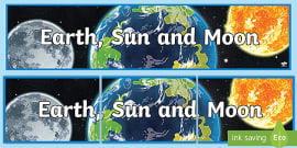 Earth And Beyond Display Banner (teacher made) - Twinkl