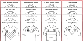 Richmond Tigers Colouring Page - Guernsey, Footy Colours Day, Charity ...