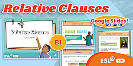 Relative Clauses KS2 Worksheet