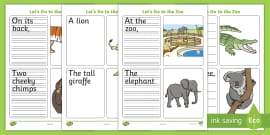 Simple Sentence Writing Prompt Pictures PowerPoint