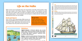 The First Fleet Captain James Cook Information Sheet