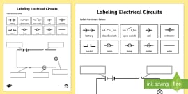 Handy KS2 Electricity Symbols Word Mat - Primary Resource