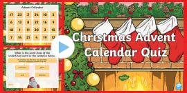 Christmas Themed Quiz PowerPoint (teacher made) - Twinkl