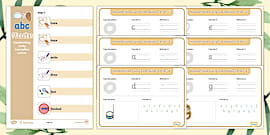 Letter Formation Families Handwriting Worksheets