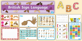 British Sign Language Days of the Week Flashcards - Twinkl