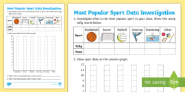 KS1 Favourite Colour Tally and Bar Chart Worksheets - KS1