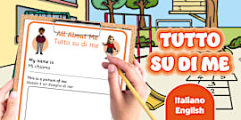 All About Me in Italian Poster | Display Resources | Twinkl