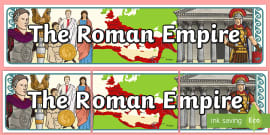 The Romans Banner - Display Materials KS2 History - Twinkl