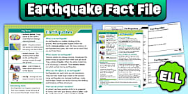 Earthquakes Activity Pack for 3rd-5th Grade