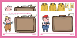 Ready Made Three Little Pigs Display Pack (teacher made)