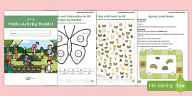 All About Spring Season Activity Booklet - KS1 - Twinkl