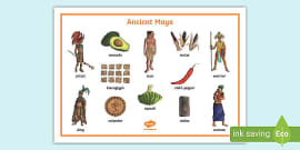 Maya Civilization Word Cards (teacher made) - Twinkl