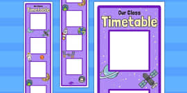 Building Brick Theme Visual Timetable Display (teacher made)