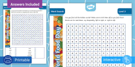 Food bank Word Search (teacher made) - Twinkl