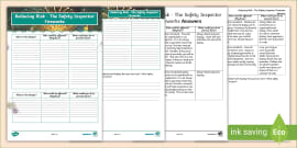 Firework Safety Worksheet / Worksheet (teacher made)