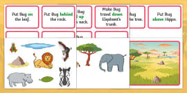 Positional Language Word Cards | EYFS Maths Resources