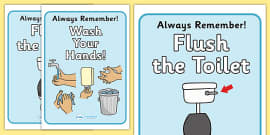 FREE! - Visual Timetable (Using The Toilet) - how to use the toilet, wash