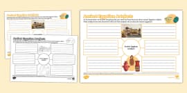 Egyptian Artefacts Fact File - Twinkl - KS2