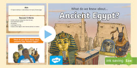 Ancient Egypt Quiz PowerPoint (teacher made) - Twinkl