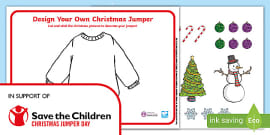 Blank Jumper Template Cut-Outs (teacher made)