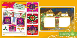 Christmas Now and Next Board (teacher made) - Twinkl