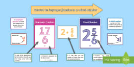 Improper Fractions Worksheets (teacher made)