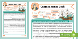 Captain Cook Fact File (Teacher-Made) - Twinkl