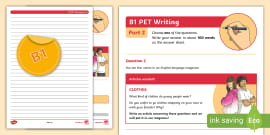 ESL B1 PET Reading Part 4 Worksheet (Zoo) - Twinkl