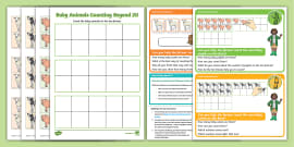 FREE! - Step Worksheet | Numeracy & Counting | Maths Resource